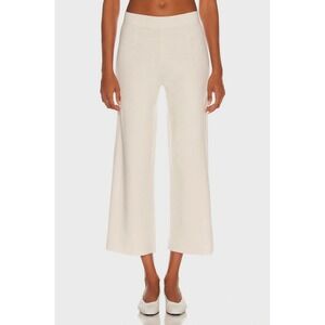 Jonathan Simkhai‎ Lenore Cropped Pants Knit Papyrus Womens Small NWT